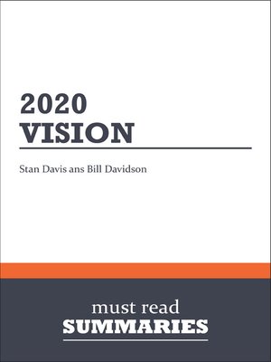cover image of 2020 Vision - Stan Davis and Bill Davidson